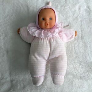 Corolle Babipouce Baby Doll 2008 Pink Striped